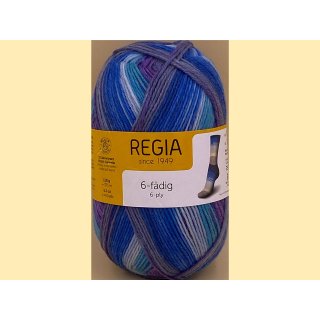 6-fädige Sockenwolle von Regia 150gr 06237