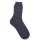 Handgestricke Socken Gr. 44/45 grau - dezent gestreift